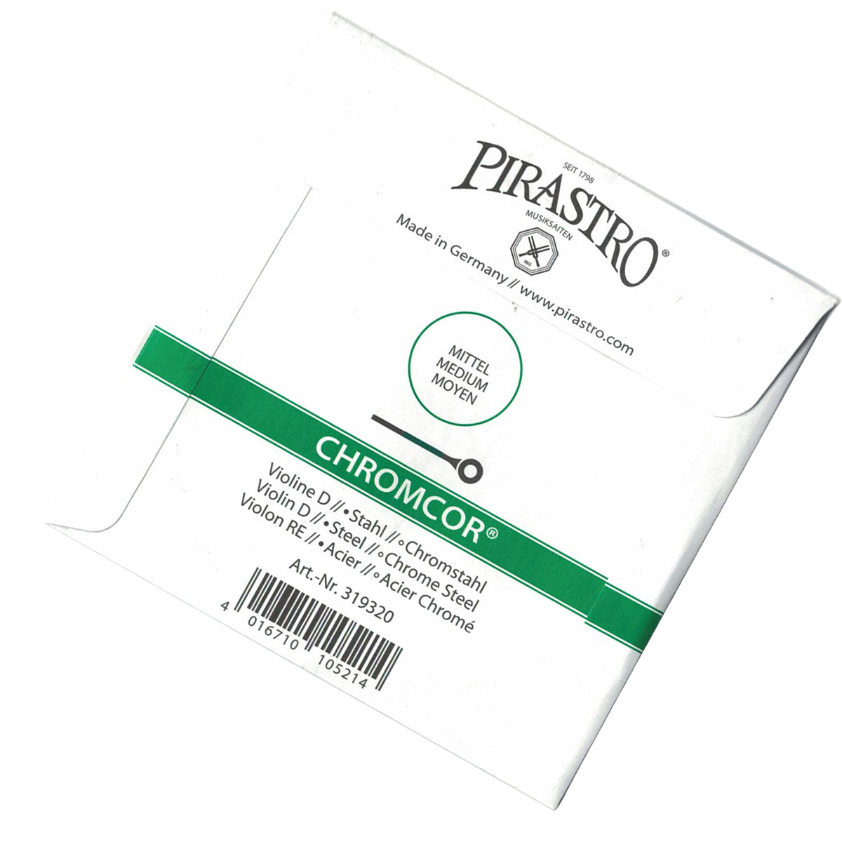 Sobre De 4 Cuerdas Para Violín Pirastro Chromcor Originales